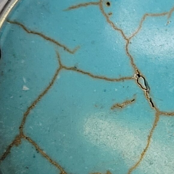 Turquoise Sterling Silver Pendant - Picture 11 of 13